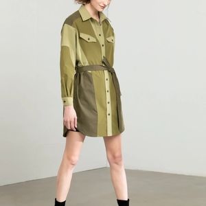 NWT J.ING Natty Green Shirt Coat Dress
S/M